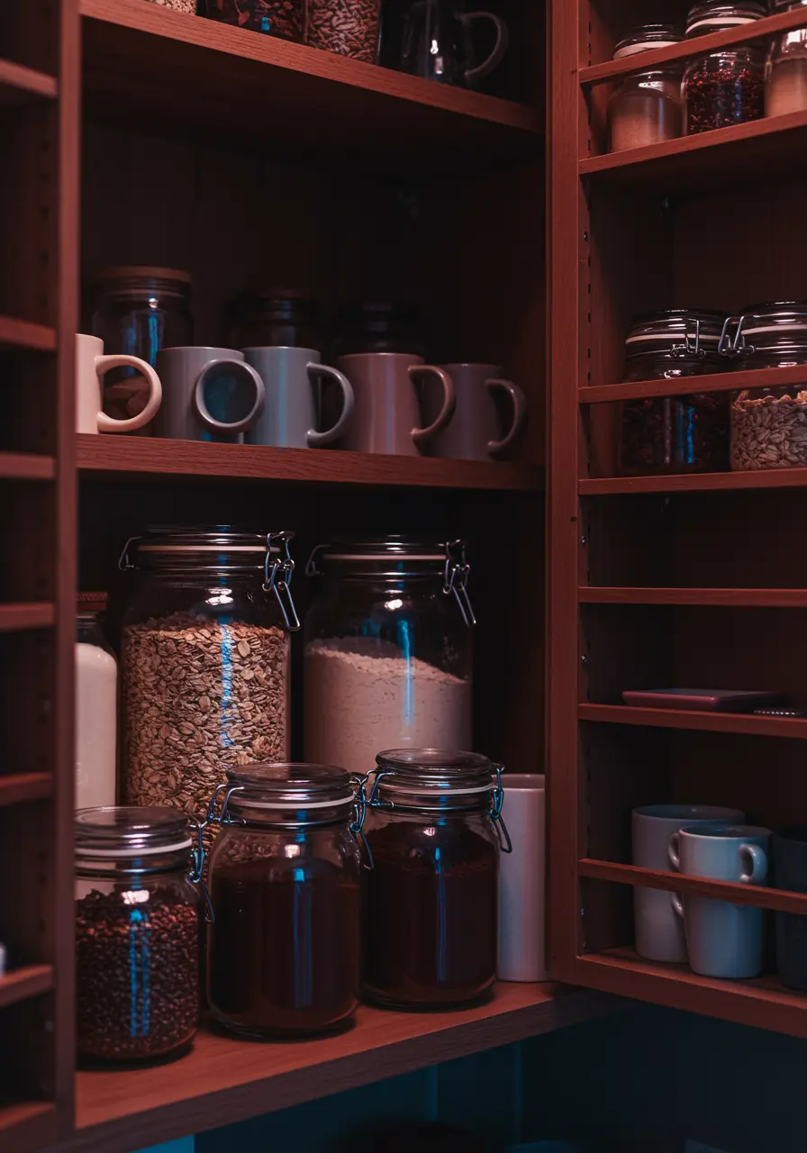 Keep Capacity and Cover: The Hidden Secret Behind Mug Meal Simplicity 1 Pantry ingredients ready for mug meal preparation