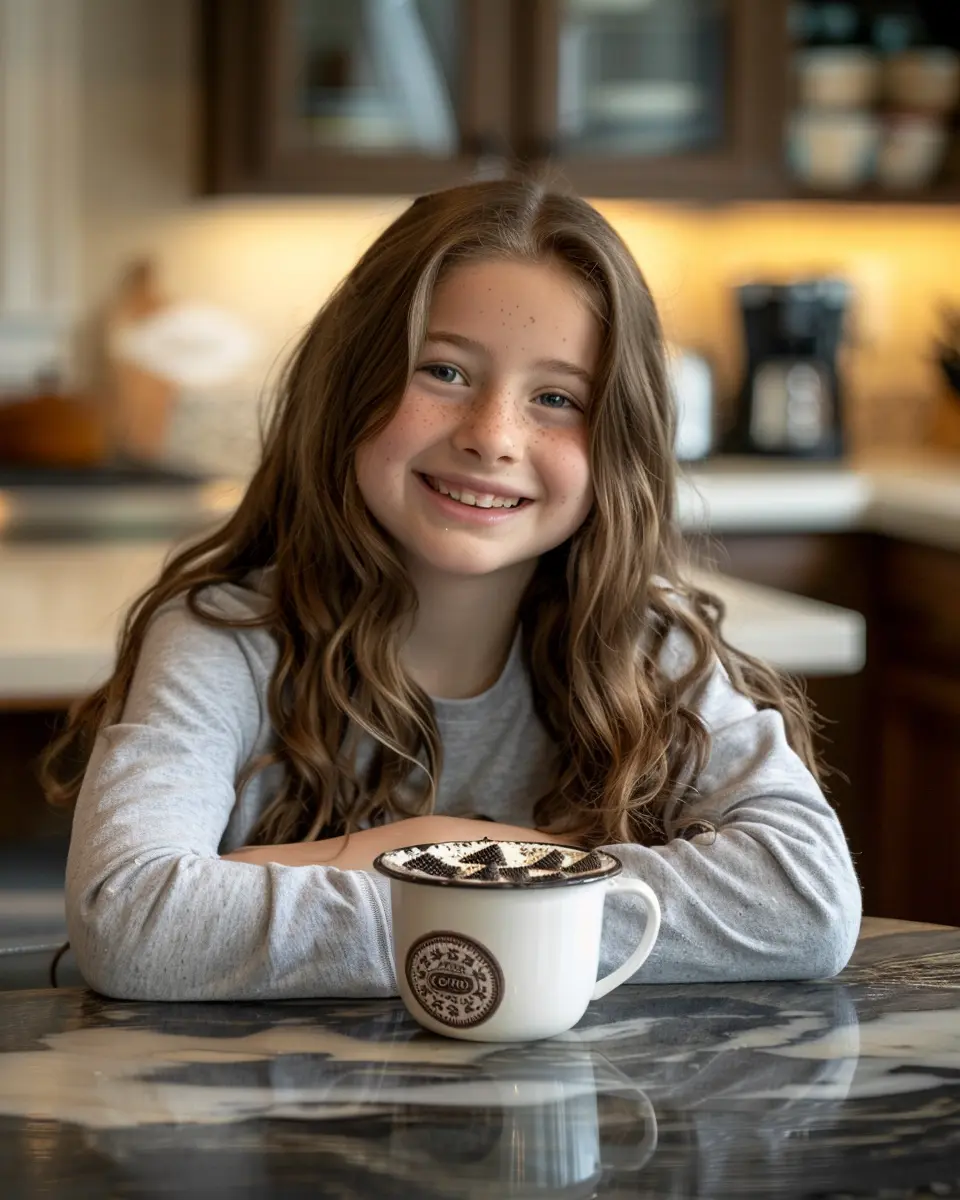 Why We Love Mug Meals (And Why You Might Too) 3 Teenage girl enjoying Oreo cheesecake mug cake at the kitchen table